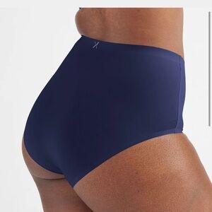 Knix Full Coverage Super Leakproof High Rise Period Panty Underwear XL Pure Blue